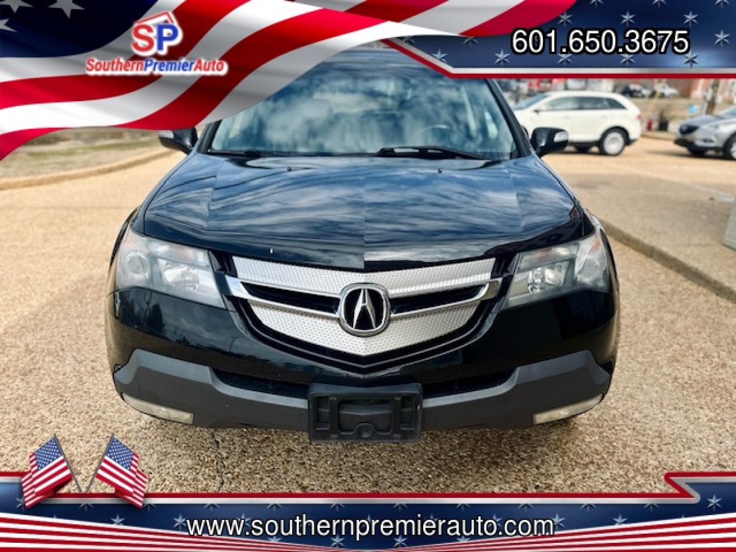 2009 BLACK ACURA MDX SPORT and ENTERTAI (2HNYD288X9H) , located at 922 W. Beacon St., Philadelphia, MS, 39350, (601) 650-3675, 32.770447, -89.127151 - Photo#1